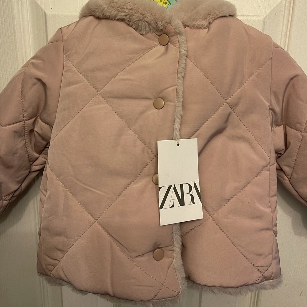 Baby girl Zara quilted jacket